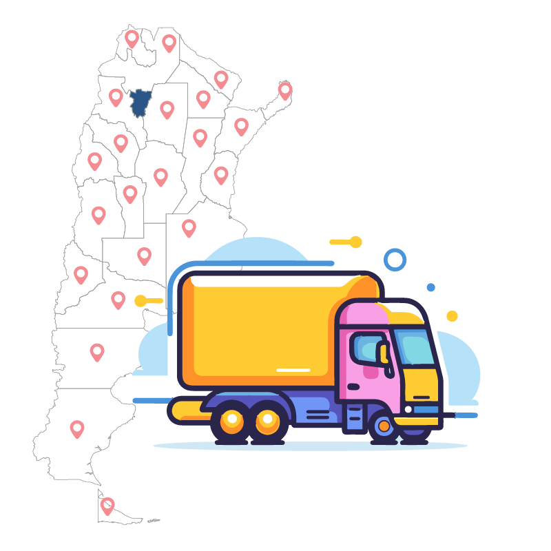 Camión realizando envíos